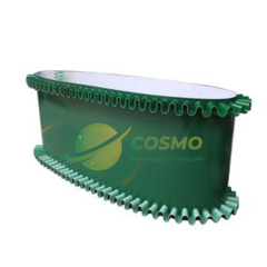 Giá băng tải PVC gân và vách ngăn