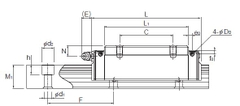 LM GUIDE BLOCK_[HSR20R]_,Use for Reflow Underfill modelLCV-45Q, maker: THK