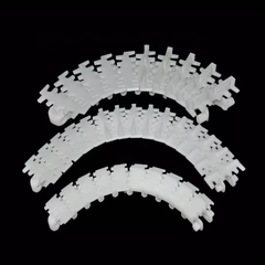 Nêm kẹp linh kiện băng tải chuỗi chai linh kiện trục