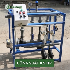 Combo bộ điều khiển trung tâm tưới và châm phân tự động Kieufarm