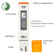 Bút đo PH-80 và nhiệt điện nước_KIEUFARM
