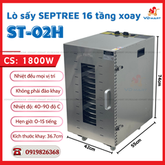 lò sấy 16 tầng xoay septree