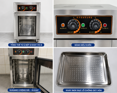 Tủ Ủ Bột 6 Khay YH-6