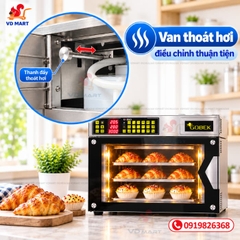 Lò nướng đối lưu 4 tầng UKOEO GXT120 [Khay 40x60]