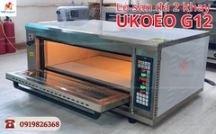 Lò nướng Ukoeo sàn đá điện tử phun sương 2 khay G12