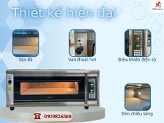 Lò nướng Ukoeo sàn đá điện tử phun sương 2 khay G12