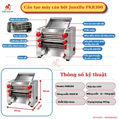 Máy cán bột 30cm Junxifu FKR300