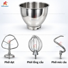 Máy đánh trứng nhồi bột Mixer 7l B7