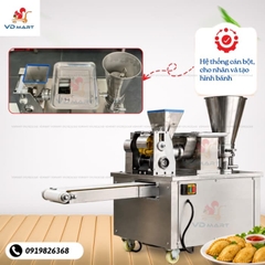 Máy gói và tạo hình sùi cảo, há cảo, bánh gối tự động S100