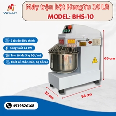 Máy trộn bột công nghiệp Hengyu BHS10 10L – Hẹn giờ, 2 tốc độ