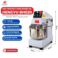 Máy Trộn Bột Công Nghiệp Hengyu BHS20 20 Lít