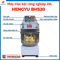 Máy Trộn Bột Công Nghiệp Hengyu BHS20 20 Lít