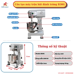 Máy Đánh Trứng Trộn Bột Xingfeng B30G
