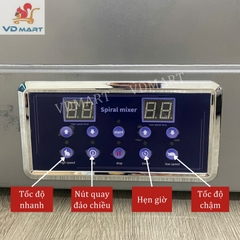 Máy trộn bột 8L Hengyu WDBHS8A - Thiết kế chắc chắn, vận hành êm ái