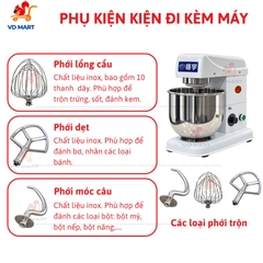 Máy trộn bột, đánh trứng HengYu 7l B7-C