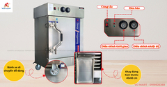 Tủ hấp bánh bao 6 khay chính hãng giá rẻ