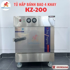 Tủ Hấp Bánh Bao 4 Khay KZ-200 – Giải Pháp Hấp Bánh Nhanh Chóng, Tiết Kiệm Cho Tiệm Bánh