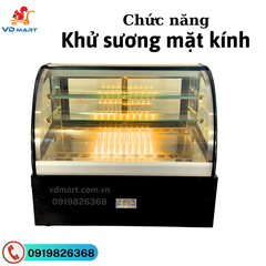 Tủ bánh kính cong 0,9m