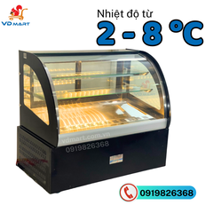 Tủ bánh kính cong 0,9m