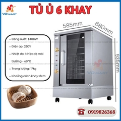 Tủ ủ bột 6 tầng Haoxing XF6a