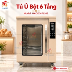 Tủ Ủ Bột 6 Tầng Ukoeo F110s