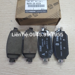 Má phanh sau Mazda 3 đời 2017-2018 BAY0-26-43ZA