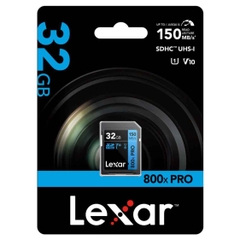 Thẻ nhớ Lexar 32GB High-Performance 800x PRO UHS-I SDHC card V10