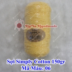 Sợi simply cotton 30k/cuộn/150gram