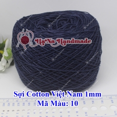 Sợi cotton Việt Nam (1mm) - màu trơn 01-46