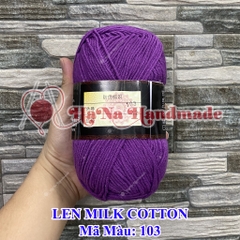 Len Milk Cotton Loại 1 (màu 51-103)