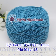 Sợi cotton Việt Nam (1mm) - màu trơn 01-46
