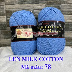 Len Milk Cotton Loại 1 (màu 51-103)