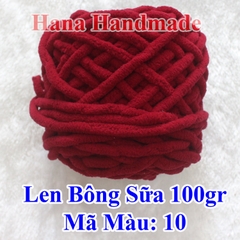 Len Bông Sữa / Len nhung đũa 90-95g (25k/cuộn)