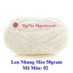 Len nhung mèo 3.5mm cuộn 50gram