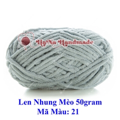 Len nhung mèo 3.5mm cuộn 50gram