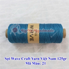 Sợi Wave Craft Yarn Việt Nam 125g móc túi mũ