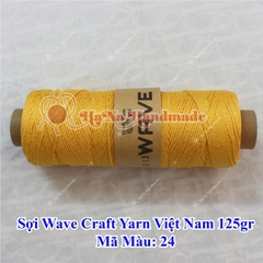 Sợi Wave Craft Yarn Việt Nam 125g móc túi mũ