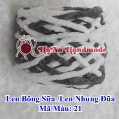 Len Bông Sữa / Len nhung đũa 90-95g (25k/cuộn)