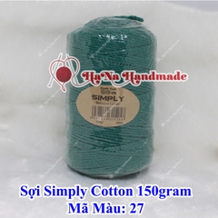 Sợi simply cotton 30k/cuộn/150gram