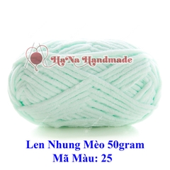 Len nhung mèo 3.5mm cuộn 50gram