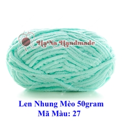 Len nhung mèo 3.5mm cuộn 50gram