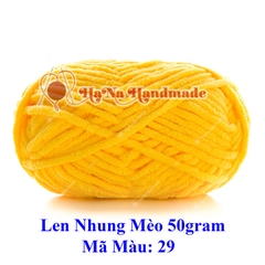 Len nhung mèo 3.5mm cuộn 50gram