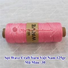 Sợi Wave Craft Yarn Việt Nam 125g móc túi mũ