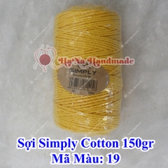 Sợi simply cotton 30k/cuộn/150gram