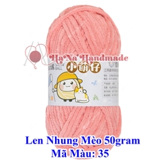 Len nhung mèo 3.5mm cuộn 50gram