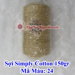Sợi simply cotton 30k/cuộn/150gram