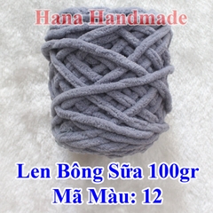 Len Bông Sữa / Len nhung đũa 90-95g (25k/cuộn)