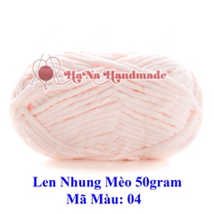 Len nhung mèo 3.5mm cuộn 50gram