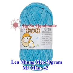 Len nhung mèo 3.5mm cuộn 50gram