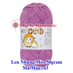 Len nhung mèo 3.5mm cuộn 50gram